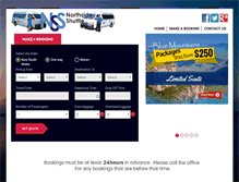 Tablet Screenshot of northsideshuttle.com